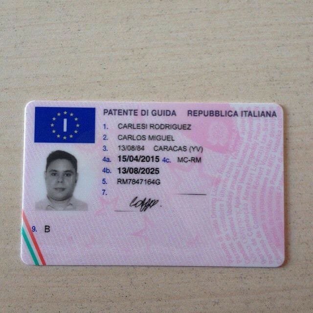 Buy Italian drivers License